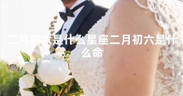 二月初六是什么星座二月初六是什么命