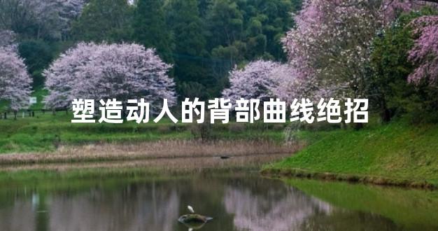 塑造动人的背部曲线绝招