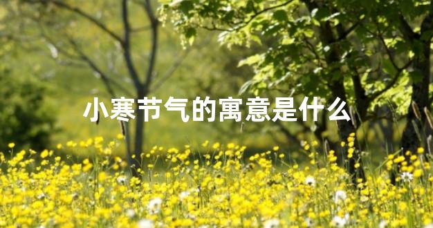 小寒节气的寓意是什么
